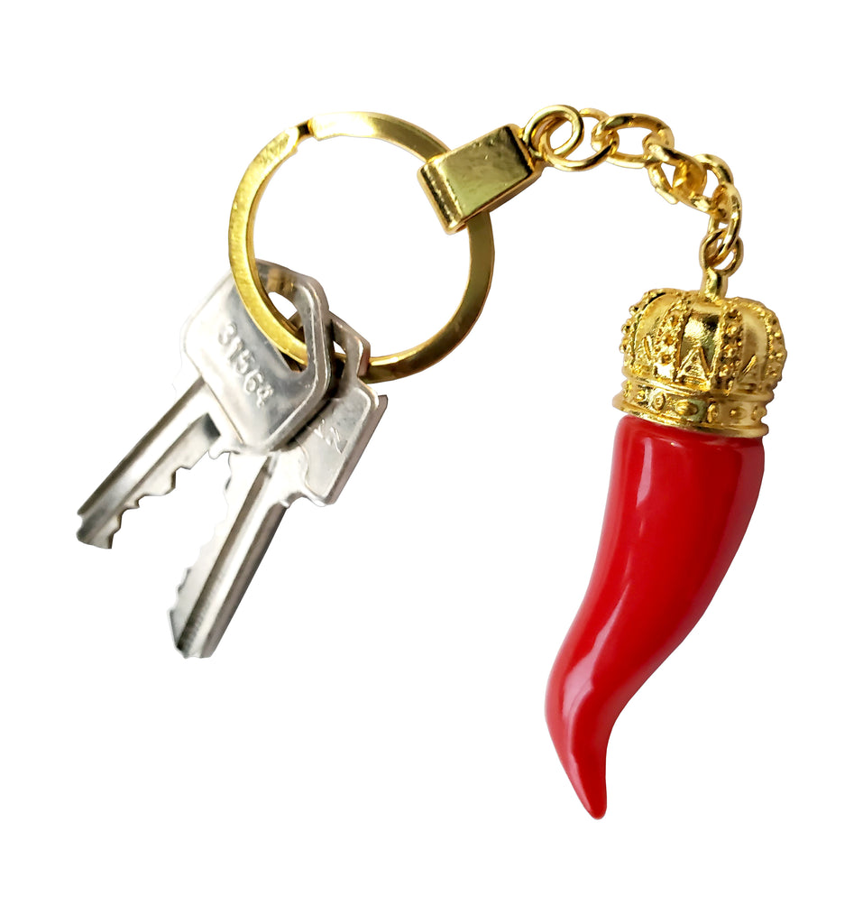 Italian Horn Keychain Cornetto Napoletano Malocchio Portafortuna Red Horn  Cornicello Amuleto Italian Gifts Good Lucy Charm -  Canada