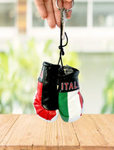 Italia Boxing Glove Keychain