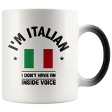 Italian Inside Voice Color Changing Mug