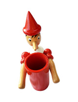 Pinocchio Desktop Pencil Holder – SALE - Kid Gifts Cute Wooden Pinocchio for Children