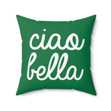 Ciao Bella Pillow Cover with Insert - Green