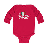 I Love My Nonna Long Sleeve Baby Onesie