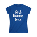 Best Nonna Ever Women's Softstyle Tee | Perfect Gift for Grandmothers | Casual Comfort