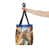 Venice III Canal Photo Tote Bag - Travel Souvenir AOP Tote
