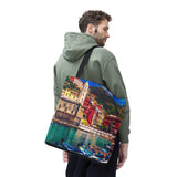 Cinque Terre Tote Bag | Beach Lover's Accessory, Eco-Friendly Shopping, Colorful Travel Bag, Artful Everyday Tote, Summer Gift Idea Italy