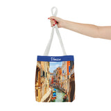 Venice III Canal Photo Tote Bag - Travel Souvenir AOP Tote