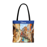 Venice III Canal Photo Tote Bag - Travel Souvenir AOP Tote