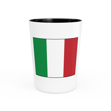 Italian Flag Shot Glass