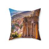 Sicily Throw Pillow Cover with Insert - FULL