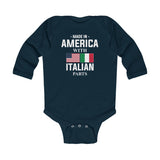 Made in America with Italian Parts Infant Long Sleeve Bodysuit