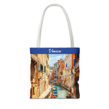 Venice III Canal Photo Tote Bag - Travel Souvenir AOP Tote