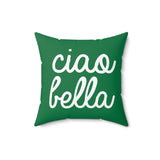 Ciao Bella Pillow Cover with Insert - Green