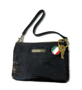 Italian Flag Circle Keychain