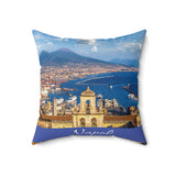 Napoli Blue Pillow Cover with Insert