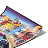 Burano Italy Art Poster Painting 11" x 14"