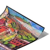 Cinque Terre Italy Art Poster Painting 12" x 18"