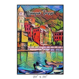 Cinque Terre Italy Art Poster