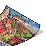 Cinque Terre Italy Art Poster Painting 8" x 12"