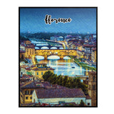 Florence Italy Art Poster Painting 11" x 14"