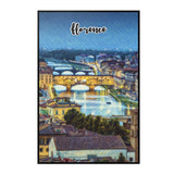 Florence Italy Art Poster Painting 12" x 18"