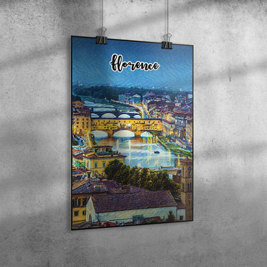 Florence Italy Art Poster Painting 20
