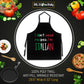 I Don't Need Recipes I'm Italian Apron - Loud, Proud, and Recipe-Free