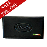 Leather Italia Checkbook Cover - SALE (75% OFF)