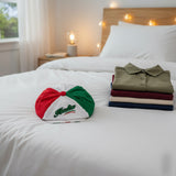 Tri-Color Italia Script Gatsby Cap