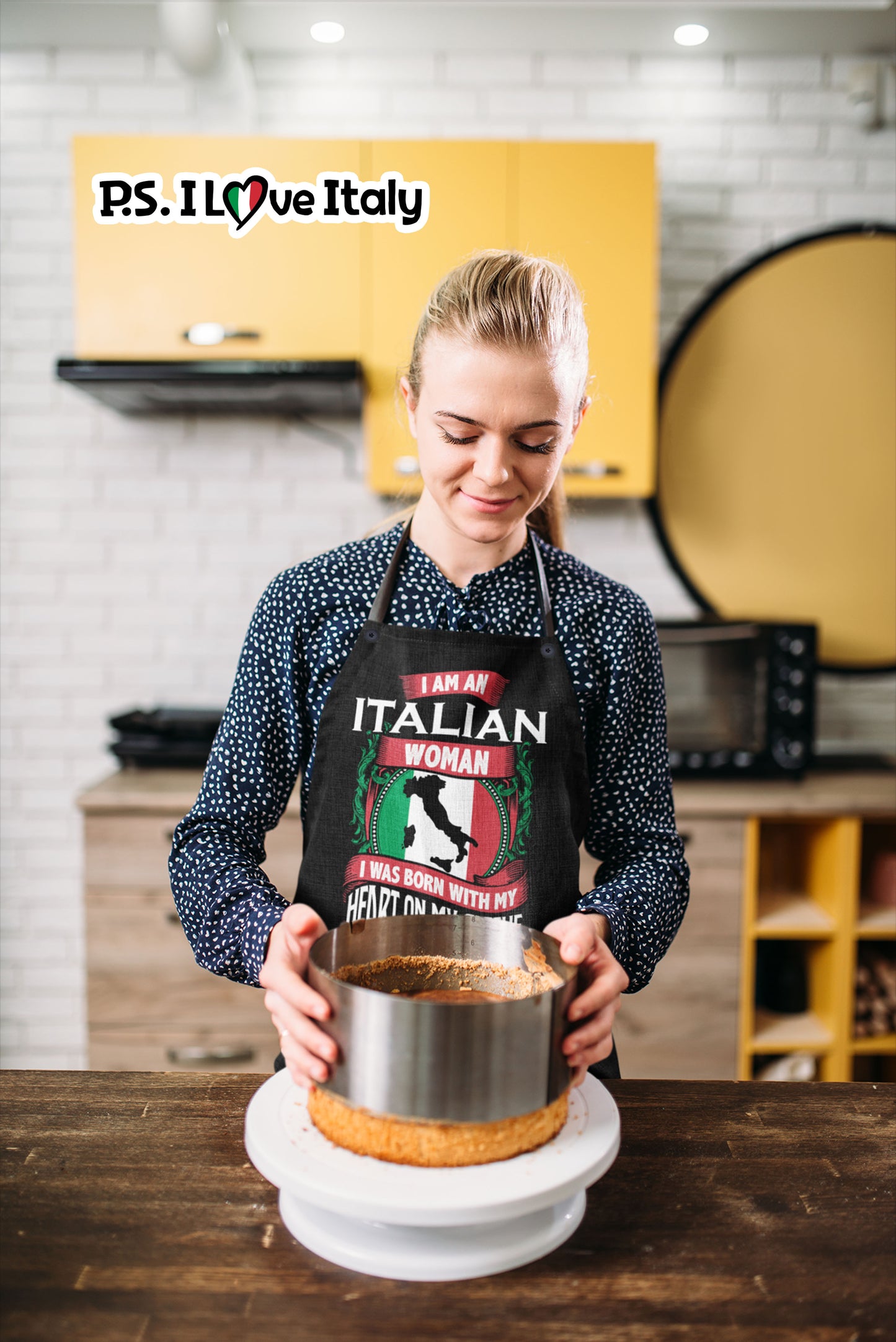 Italian Woman Apron – Bold, Fiery, and Unapologetically Authentic