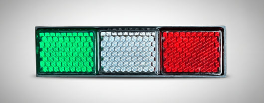 Italian Flag-Inspired LED Light Panel Reflector – Green, White and