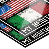 Italian My Nation My Heritage Poster 11" x 14"