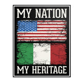 Italian My Nation My Heritage Poster 16" x 20"