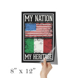 Italian My Nation My Heritage Poster