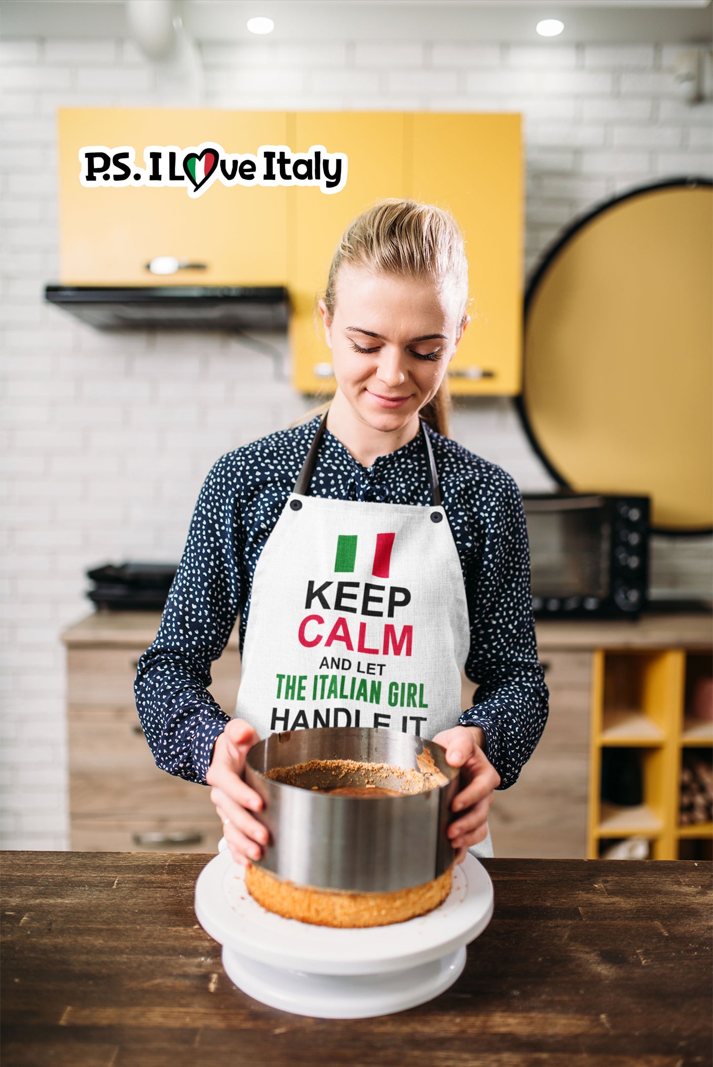 Let The Italian Girl Handle It Apron Version II