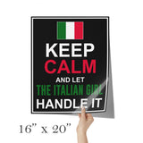 Let The Italian Girl Handle It Poster