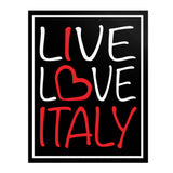 Live Love Italy Poster 11" x 14"