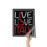 Live Love Italy Poster 11" x 14"