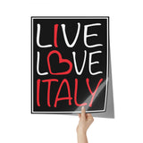 Live Love Italy Poster 16" x 20"