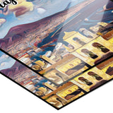 Napoli Italy Art Poster Painting 11" x 14"