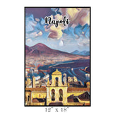 Napoli Italy Art Poster