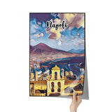 Napoli Italy Art Poster Painting 20" x 30"