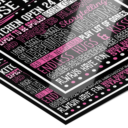 Nonna's House Rules Poster 11