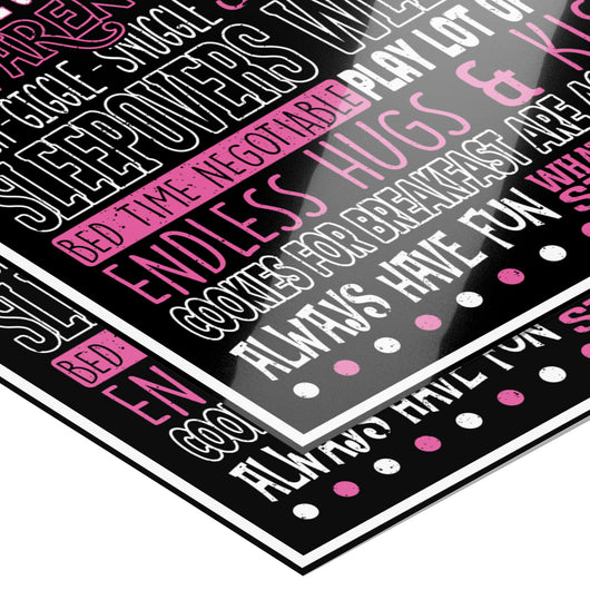 Nonna's House Rules Poster 20