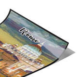 Rome Italy Art Poster Painting 12" x 18"