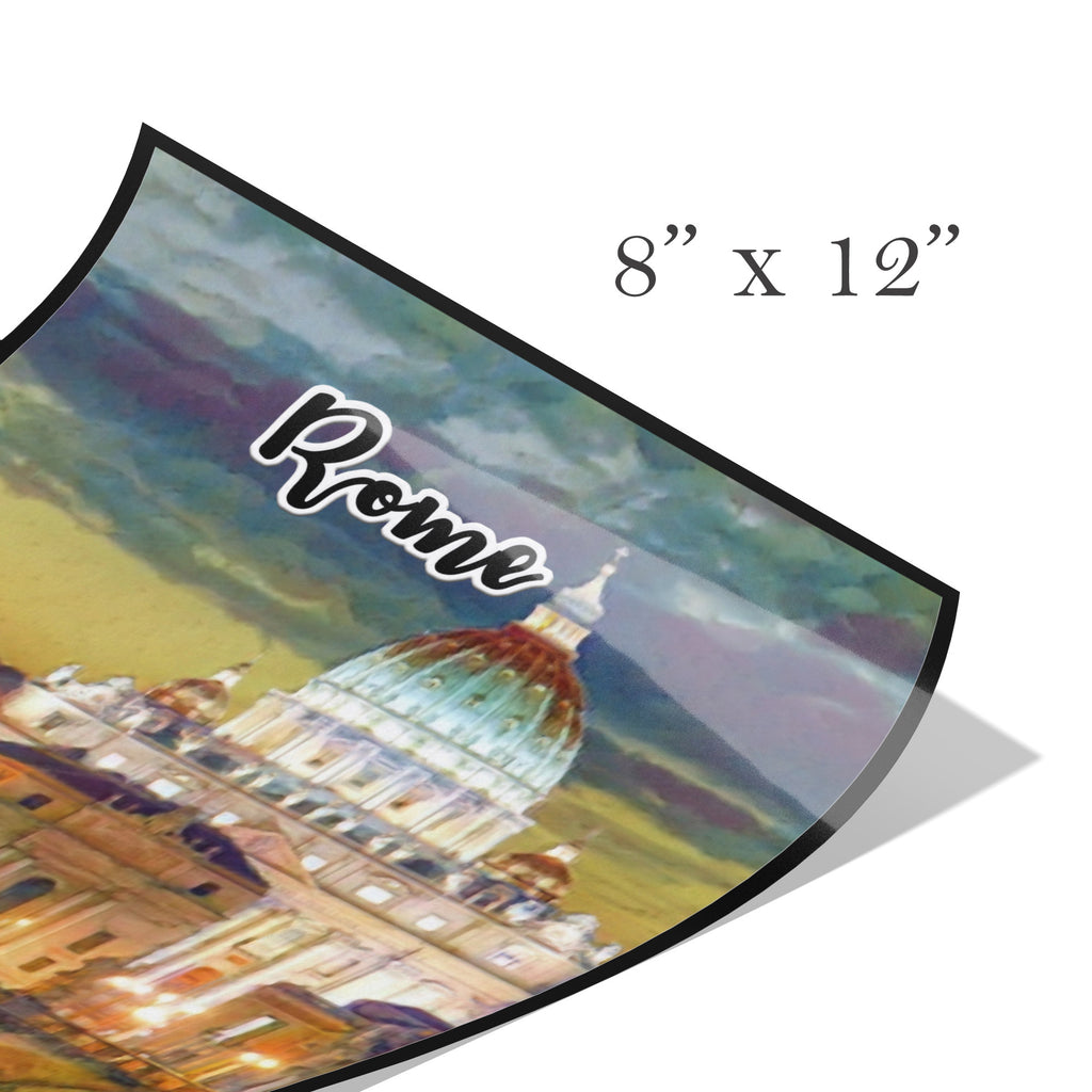 Rome Italy Art Poster P S I Love Italy