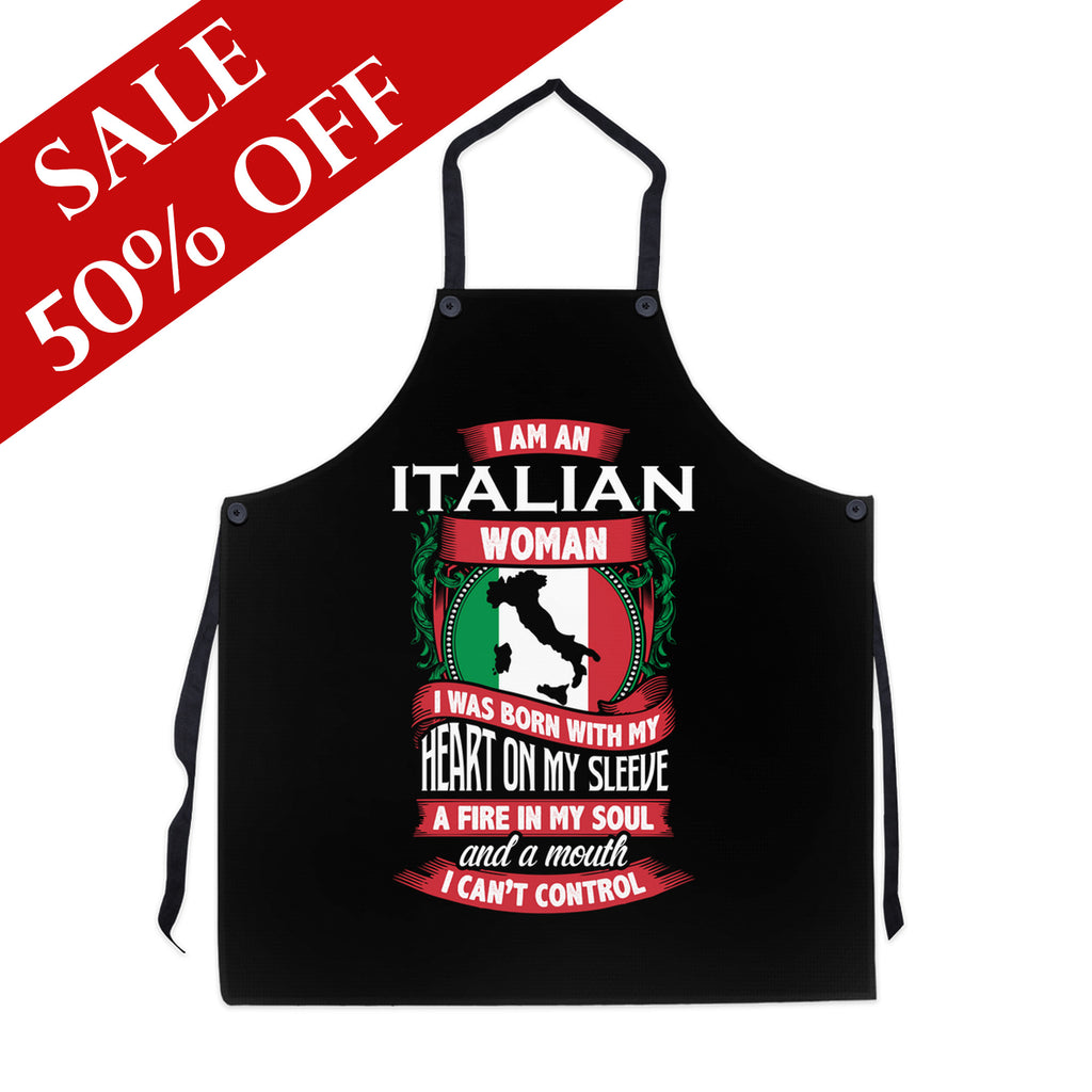 Italian Woman Apron - SALE – P.S. I Love Italy