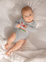 Santa Nonna Long Sleeve Baby Onesie