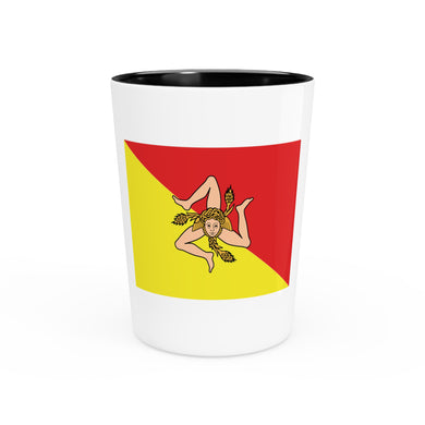 Sicilian Flag Shot Glass