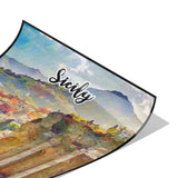 Sicily Italy Art Poster Painting 16" x 20"