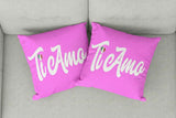 Ti Amo Decorative Throw Pillow Set (Pillow Cover and Insert)